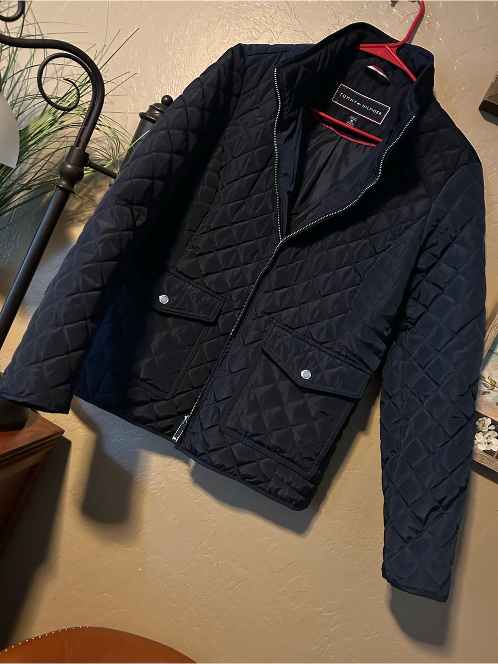Tommy Hilfiger Men's Quilted Navy Puffer Jacket